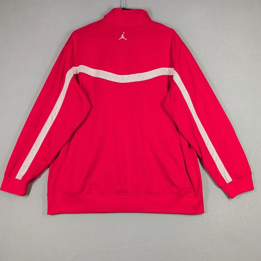 Jordan‎ Track Jacket Mens XL Red White Full Zip Athletic 509155-658